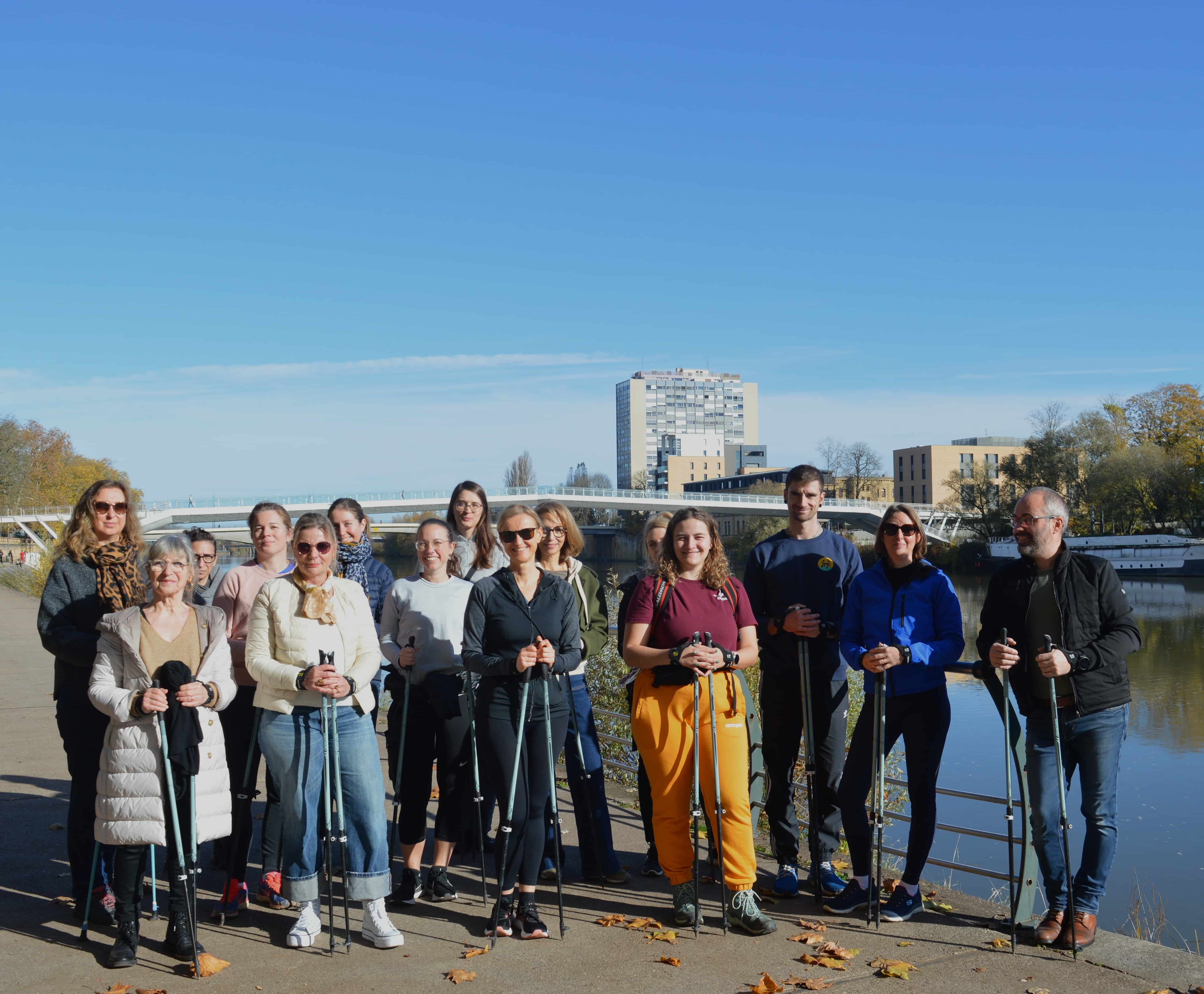 Marche nordique et rencontre au cœur de Thionville