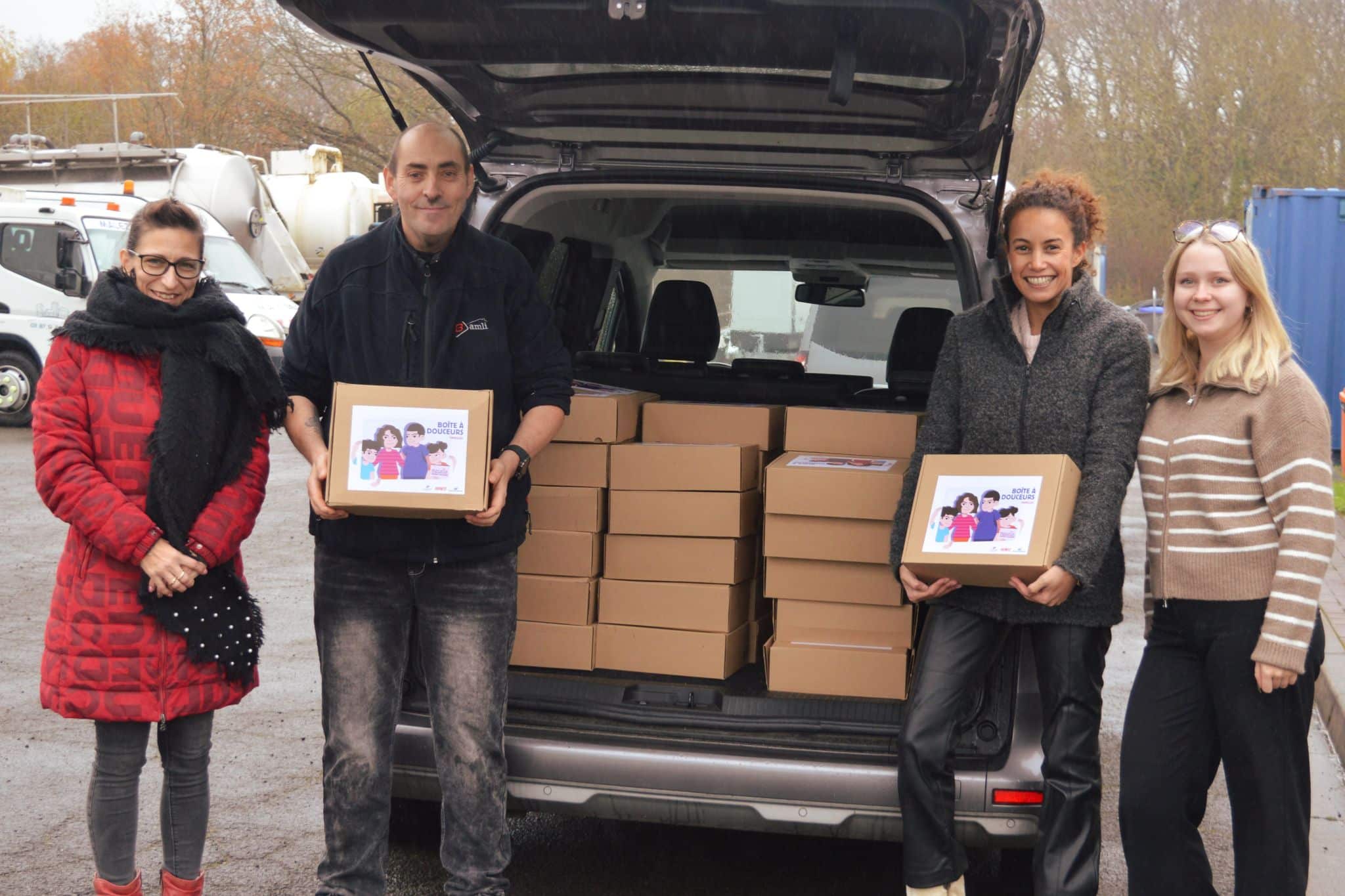 700 boîtes à douceurs pour 7 associations locales