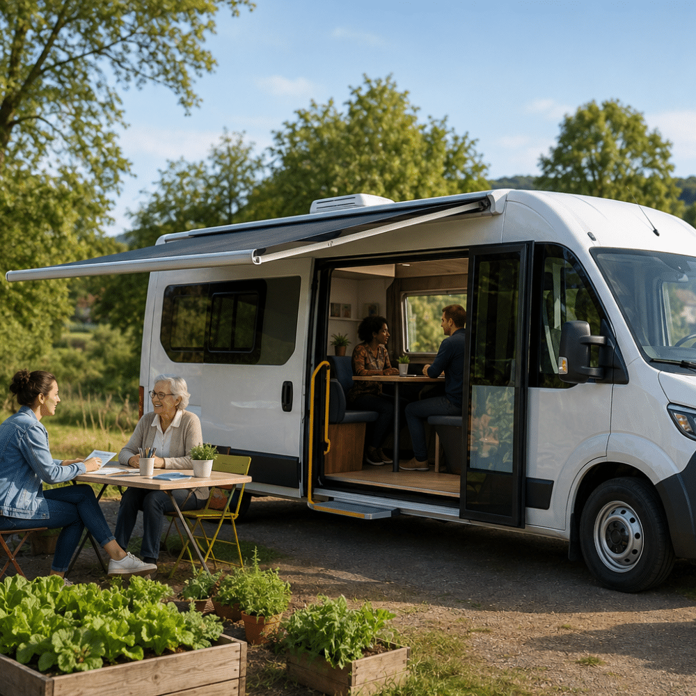Le Bus des familles et des solidarités