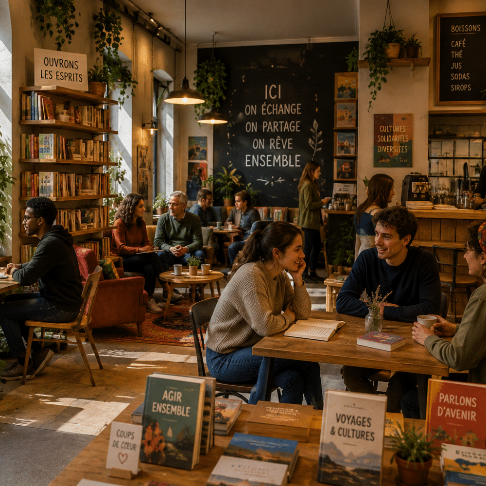 Le café-librairie de MultiPerspectives